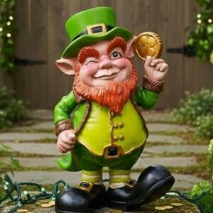 Leprechaun Garden Statue for St. Patrick's Day Decor